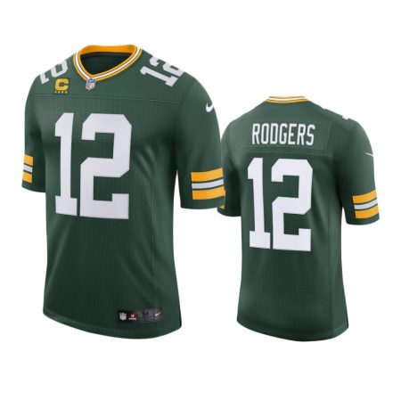 Aaron Rodgers Green Bay Packers Green Vapor Limited Jersey