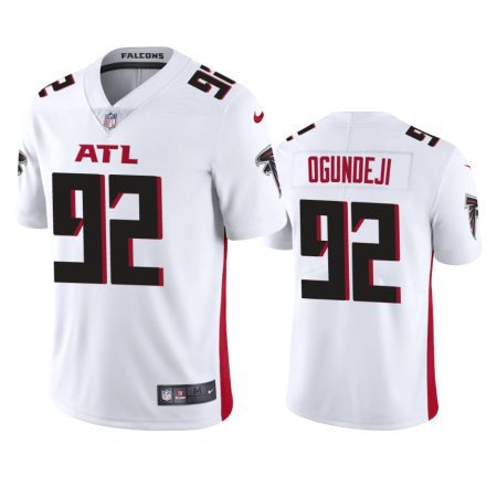 Adetokunbo Ogundeji Atlanta Falcons White Vapor Limited Jersey