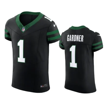 New York Jets Ahmad Sauce Legacy Black 2024 Alternate Vapor F.U.S.E. Elite Jersey - Men