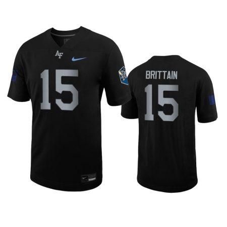 Air Force Falcons Ben Brittain Black Space Force Rivalry Football Jersey