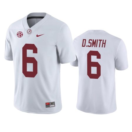 Alabama Crimson Tide DeVonta Smith White Game College Football Jersey