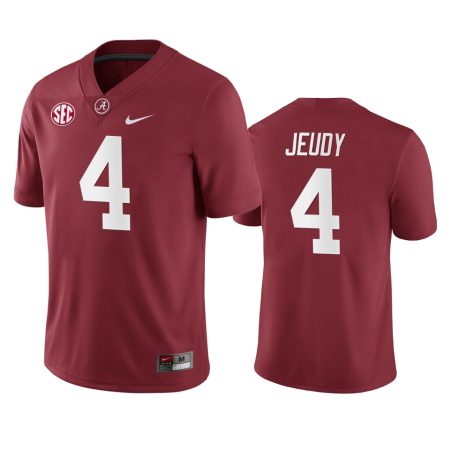 Alabama Crimson Tide Jerry Jeudy Crimson Home Game Jersey