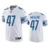 Alex Anzalone Detroit Lions White Vapor Limited Jersey 3 alex anzalone lions white vapor jersey