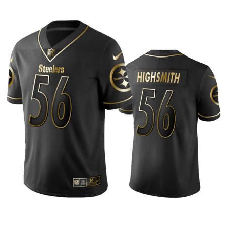 Alex Highsmith Steelers Black Golden Edition Vapor Limited Jersey