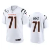 Cincinnati Bengals Amarius Mims White 2024 NFL Draft Jersey 3 amarius mims bengals white 2024 nfl draft jersey
