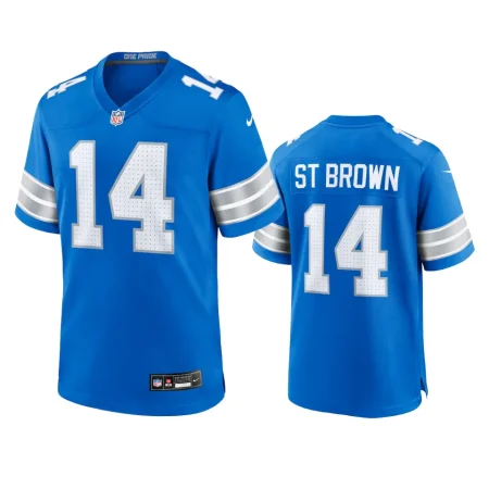 Detroit Lions Amon-Ra St. Brown Blue 2024 Game Jersey
