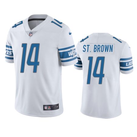 Amon-Ra St. Brown Detroit Lions White Vapor Limited Jersey