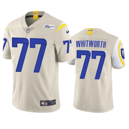 Andrew Whitworth Los Angeles Rams Bone Vapor Limited Jersey