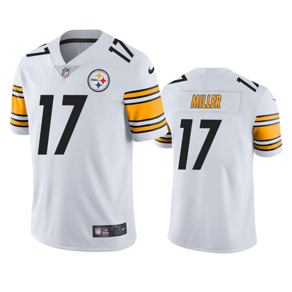 Anthony Miller Pittsburgh Steelers White Vapor Limited Jersey 1 anthony miller steelers white vapor jersey