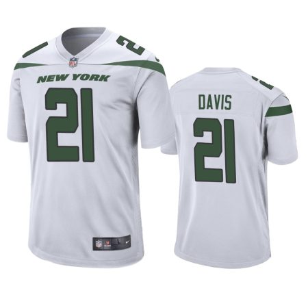 New York Jets Ashtyn Davis White Game Jersey