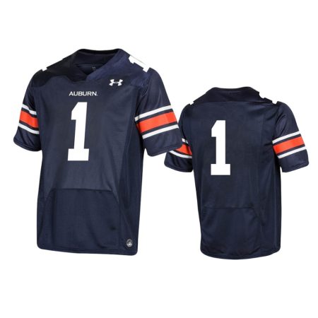 Auburn Tigers #1 Navy College Football Premier Jersey
