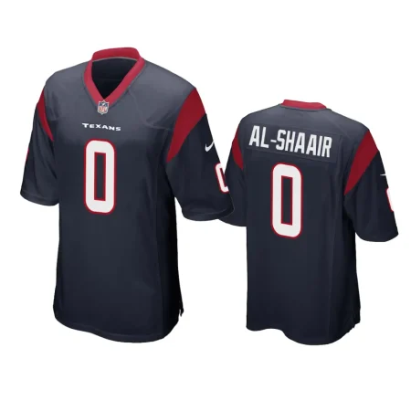 Houston Texans Azeez Al-Shaair Navy Game Jersey