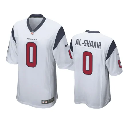 Houston Texans Azeez Al-Shaair White Game Jersey