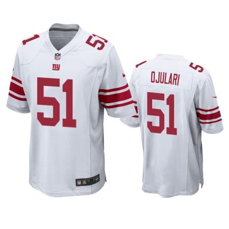 New York Giants Azeez Ojulari White Game Jersey