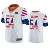 Brian Urlacher Chicago Bears White Independence Day Stars & Stripes Jersey 2 bears brian urlacher white independence day vapor jersey