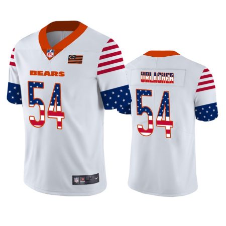 Brian Urlacher Chicago Bears White Independence Day Stars & Stripes Jersey