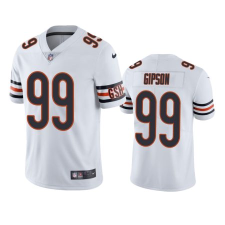 Chicago Bears Trevis Gipson White Vapor Untouchable Limited Jersey