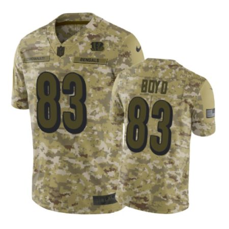 Cincinnati Bengals #83 2018 Salute To Service Tyler Boyd Jersey Camo -Nike Limited