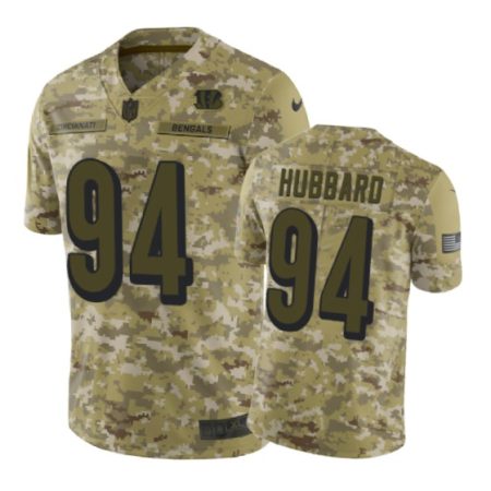 Cincinnati Bengals #94 2018 Salute to Service Sam Hubbard Jersey Camo -Nike Limited