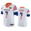 Boomer Esiason Cincinnati Bengals White Independence Day Stars & Stripes Jersey 2 bengals boomer esiason white independence day vapor jersey