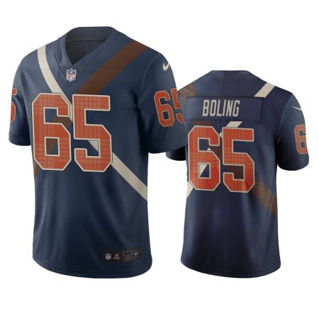 Cincinnati Bengals Clint Boling Navy Vapor Limited City Edition Jersey