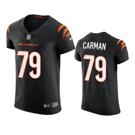 Cincinnati Bengals Jackson Carman Black Vapor Elite Jersey - Men's