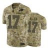 Buffalo Bills #17 2018 Salute to Service Josh Allen Jersey Camo -Nike Limited 3 bills 17 josh allen 2018 salute to service jersey