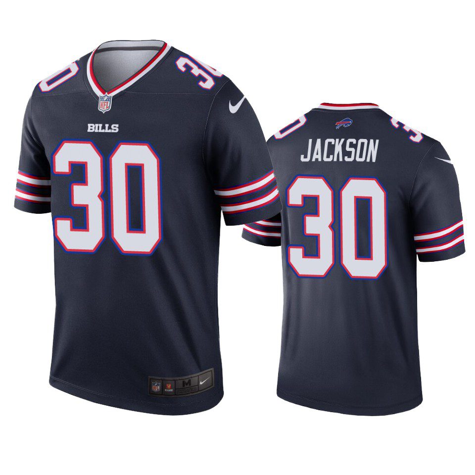 Buffalo Bills Dane Jackson Navy Inverted Legend Jersey 1 bills dane jackson navy inverted legend jersey