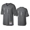 Las Vegas Raiders Bo Jackson 1988 Charcoal Metal Legacy Retired Player Jersey 2 bo jackson raiders charcoal metal legacy retired player jersey