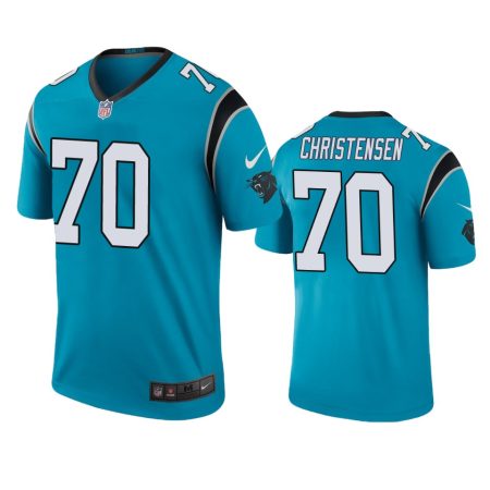 Carolina Panthers Brady Christensen Blue Color Rush Legend Jersey