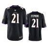 Baltimore Ravens Brandon Stephens Black Game Jersey 2 brandon stephens ravens black game jersey