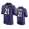 Baltimore Ravens Brandon Stephens Purple Game Jersey 3 brandon stephens ravens purple game jersey