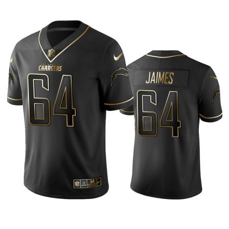 Chargers Brenden Jaimes Black Golden Edition Vapor Limited Jersey