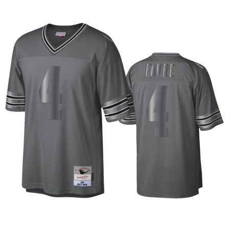 Green Bay Packers Brett Favre 1996 Charcoal Metal Legacy Retired Player Jersey