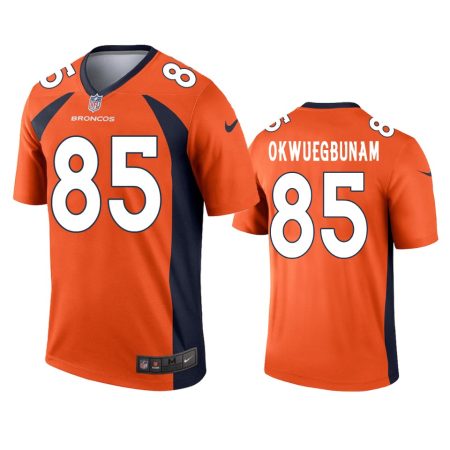 Denver Broncos Albert Okwuegbunam Orange Legend Jersey - Men's