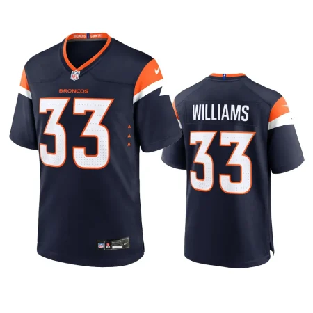 Javonte Williams Denver Broncos Navy 2024 Alternate Jersey