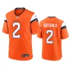 Patrick Surtain II Denver Broncos Orange 2024 Game Jersey 3 broncos patrick surtain ii 2024 game orange jersey