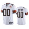Cleveland Browns Custom White 75th Anniversary Patch Jersey 2 browns custom white 75th anniversary patch jersey