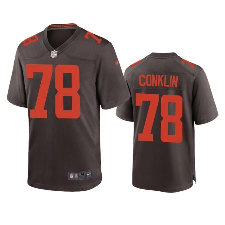 Cleveland Browns Jack Conklin Brown Alternate Game Jersey