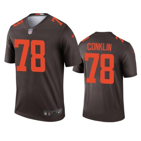 Cleveland Browns Jack Conklin Brown Alternate Legend Jersey - Men's