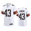 Cleveland Browns John Johnson White Game Jersey 2 browns john johnson white game jersey