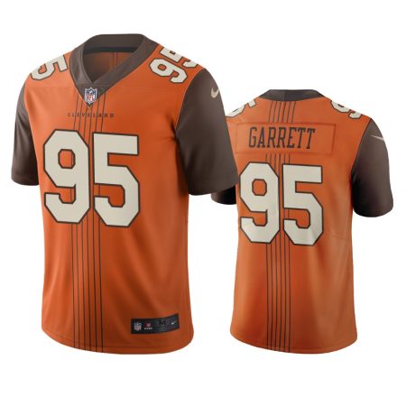 Cleveland Browns Myles Garrett Brown Vapor Limited City Edition Jersey