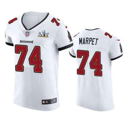 Ali Marpet Buccaneers White Super Bowl LV Vapor Elite Jersey