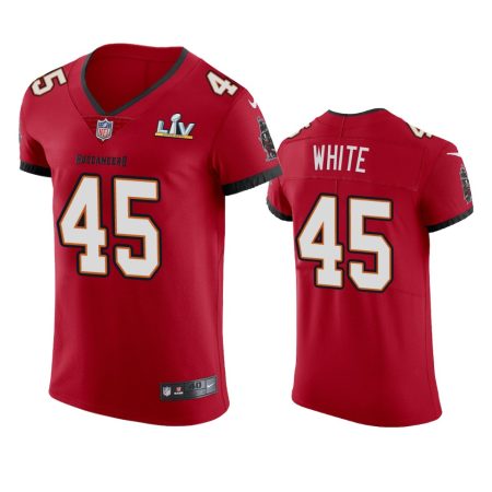 Devin White Buccaneers Red Super Bowl LV Vapor Elite Jersey