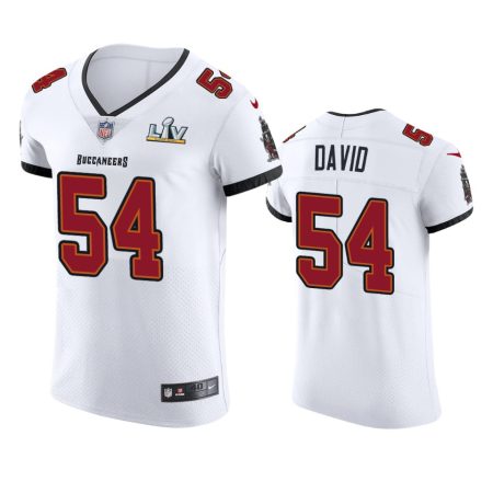 Lavonte David Buccaneers White Super Bowl LV Vapor Elite Jersey