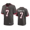 Tampa Bay Buccaneers Leonard Fournette Pewter Alternate Game Jersey 2 buccaneers leonard fournette pewter alternate game jersey 1a