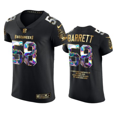 Tampa Bay Buccaneers Shaquil Barrett Black Career Highlights Awards Diamond Edition Jersey - Men's