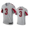 Arizona Cardinals Budda Baker Silver Inverted Legend Jersey 3 budda baker cardinals inverted legend silver jersey