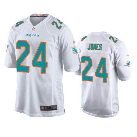 Miami Dolphins Byron Jones White Game Jersey