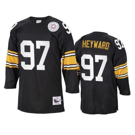 Pittsburgh Steelers Cameron Heyward 1975 Black Authentic Jersey